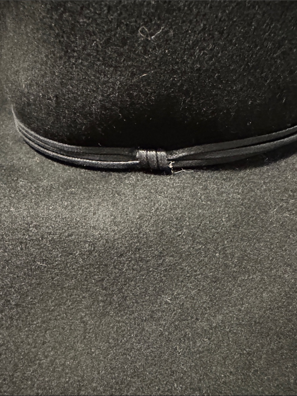 Nordstrom Black Wide-Brim Wool Felt Hat with Slim Band - Picture 2 of 5